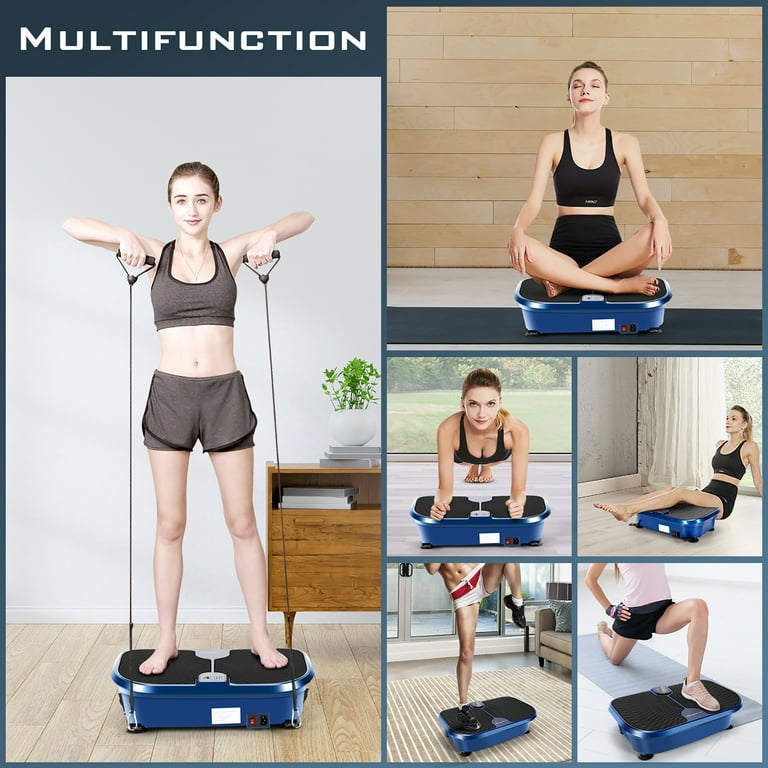 Goplus Fitness Vibrating Platform - Compact Whole Body Exercise Machine with Loop Bands & Remote Control - Walmart.com Goplus Fitness Vibrating Platform - Compact Whole Body Exercise Machine with Loop Bands & Remote Control - Walmart.com
