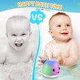 thumbnail image 3 of Rirool Rechargeable Whale Bath Toy - Light Up & Spray Baby Bath Toys for 6-18 Months, Toddler Bathtub Pool Fun, Gift for Boys Girls (Blue), 3 of 7
