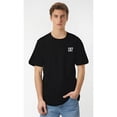 thumbnail image 1 of Camiseta informal de verano de manga corta para hombre, cuello redondo y ligeramente elástica, estampado geométrico de letras CR7, corte regular, tejido de punto, ideal para el tiempo libre., 1 of 6