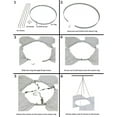 Efavormart 12 Panel 28" Hoop Ceiling Draping Hardware Kit For Wedding ...