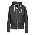 thumbnail image 2 of Women's Levelwear Black Colorado Rockies Cooperstown Collection Gardinia Full-Zip Hoodie, 2 of 3