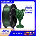thumbnail image 4 of GEEETECH Silk PLA Filamento 3D Bobina de alambre de 1 kg y 1,75 mm Material para impresora 3D Recargas para impresión 3D Entrega rápida Envasado al vacío, 4 of 5