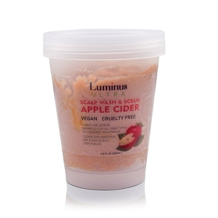 Luminus Ultra Apple Cider 100% Organic Hair and Scalp Wash Treatment 6.8 Fl Oz