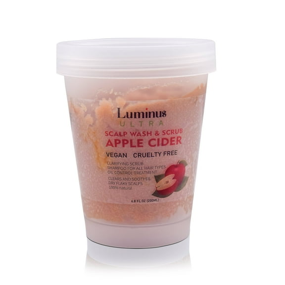 Luminus Ultra Apple Cider 100% Organic Hair and Scalp Wash Treatment 6.8 Fl Oz