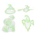 thumbnail image 4 of Pegatinas luminosas de Halloween, 4 piezas luminosas de Halloween, calcomanías luminosas de Halloween, pegatinas de Halloween, verdadera excelencia, 4 of 14