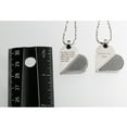 thumbnail image 3 of R.H. Jewelry Stainless Steel Matching Transform Heart Father and Daughter Pendant Necklace Set, 3 of 6