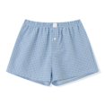 thumbnail image 2 of Pantalones cortos de pijama Amuver Y2k a cuadros con microbotones y cintura elástica, 2 of 6