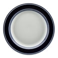 thumbnail image 4 of Mainstays Blue Banded 12-Piece Hand-Painted Stoneware Dinnerware Set, 4 of 6
