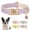 Purple, variant on Didog Glitter Nylon Personalized Dog Collar with Engraved ID Tag Name Plate and Phone Numbe
