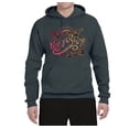 thumbnail image 2 of Classic This Little Light of Mine Inspirational/Christian Unisex Graphic Hoodie Sweatshirt, Charcoal, 2XL, 2 of 3