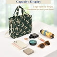 thumbnail image 5 of FORMRS Womens Corduroy Tote Bag Crossbody Shoulder Handbag with Pocket, Green Leaves, 5 of 7