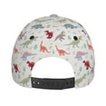 thumbnail image 6 of Naloa Original Classic Low Profile Hat Men Women Baseball Cap Dad Hat Adjustable Unconstructed Cute Dinosaur Print Cap, 6 of 9