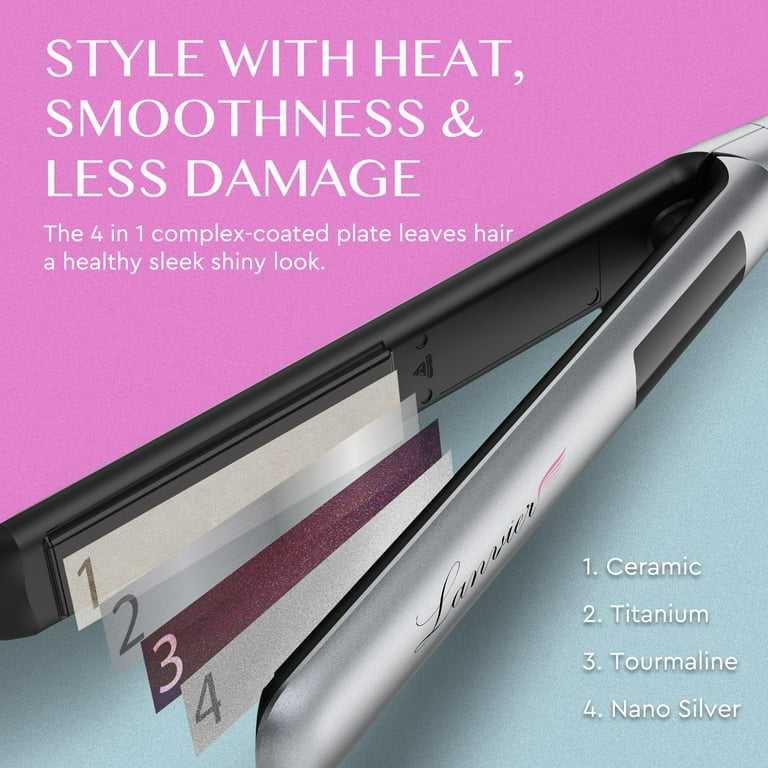 Nano silver hair straightener hotsell