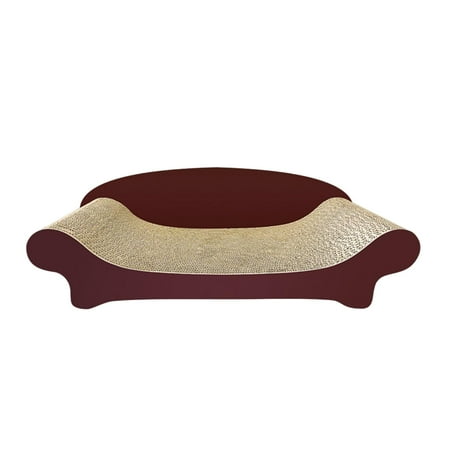 Fzaqwen Cat Scratcher Bed Corrugated for Furniture Protection Interactive Play Toy for