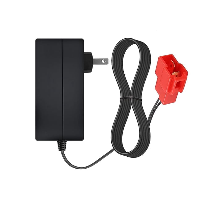 Cargador de batería de repuesto de 6 voltios para BMX X6 Kid TRAX Disney GMC Dinsney Wal-Mart Kid TRAX Moto ATV Quad Disney Ride On Car Red Square Plug, 6V Kids Ride On Car Char HZPOWEN NA