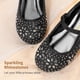 thumbnail image 3 of Zapatos para Niña DREAM PAIRS ANGEL-66-1 Negros con Brillantes, 3 of 6