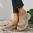 thumbnail image 4 of Mostsola Walking Sandals for Women Orthopedic Arch Support Double Adjustable Strap Slingback Sandals, 4 of 9