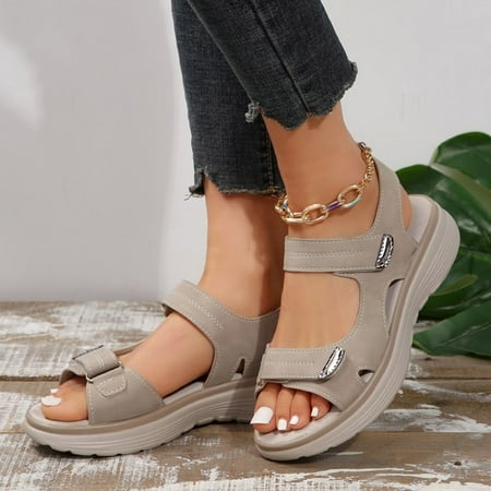 

Womens Wedges Practical Supportive Platform Sandals for Women Platform Sandal High-Quality Adorable Wedges Heels for Women Wide Feet Comfy Light