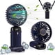 thumbnail image 1 of Portable Handheld Fan with Digital Display (Blue), 1 of 5