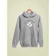 thumbnail image 3 of Grow Positive Thoughts Daisies Hoodie Women -Image by Shutterstock, Female XX-Large, 3 of 4