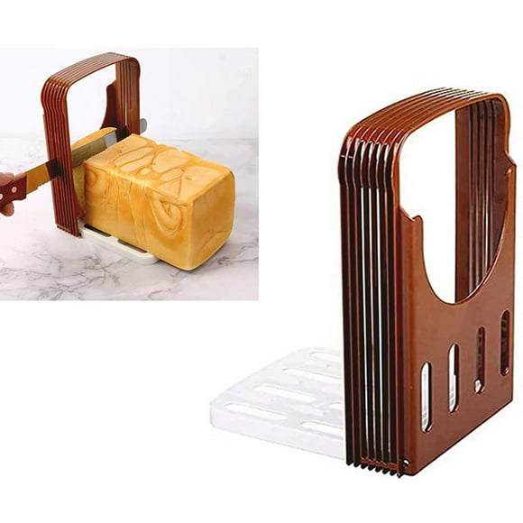 1 piece bread slicer toast bread slicer toast bread slicer baking tool coffee color