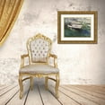 thumbnail image 3 of Strube, Ling 32x25 Gold Ornate Wood Framed with Double Matting Museum Art Print Titled - Boat in Portofino, 3 of 4