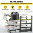 thumbnail image 4 of VEVOR Drawer Slides with Lock, 1 Pair 20 inch, Heavy-duty Industrial Steel up to 500 lbs Capacity, 3-Fold Full Extension, Ball Bearing Lock-in & Lock-Out, Side Mount, 4 of 9