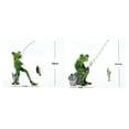 thumbnail image 4 of Estatuas de ranas de pesca Yotijar decorativas de jardín resina, 4 of 7