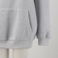 thumbnail image 5 of FASHOFT Oversized Hoodies for Women Trendy Comfy Pullover Hooded Sweatshirt Plain Casual Fall Long Sleeve Tops Grey S, 5 of 9
