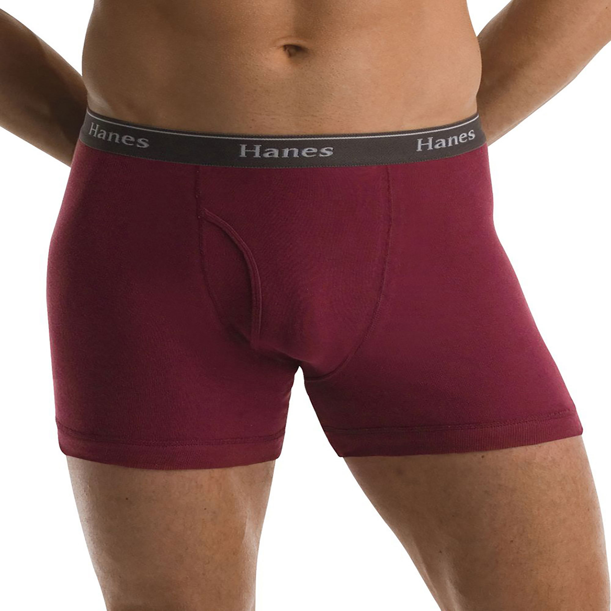 Hanes Hanes Classics Mens Assorted Dyed Boxer Briefs P5 Style