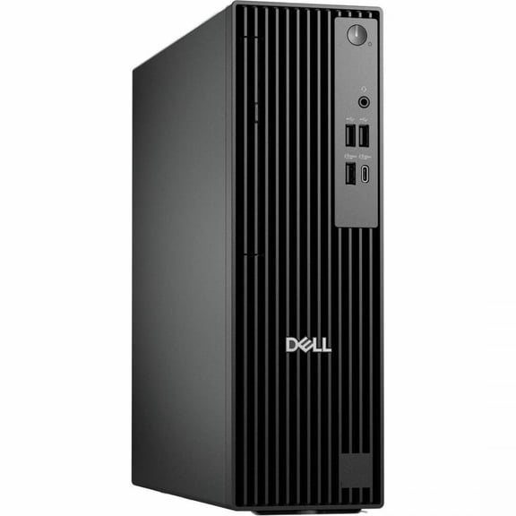 Dell Pro QCS1255 Desktop Computer - AMD Ryzen 5 PRO 8500G - 16 GB - 512 GB SSD - Slim PC - Standard Black - AMD Chip - Windows 11 Pro - AMD DDR5 SDRAM - DVD-Writer - IEEE 802.11be Wireless LAN - 180 W