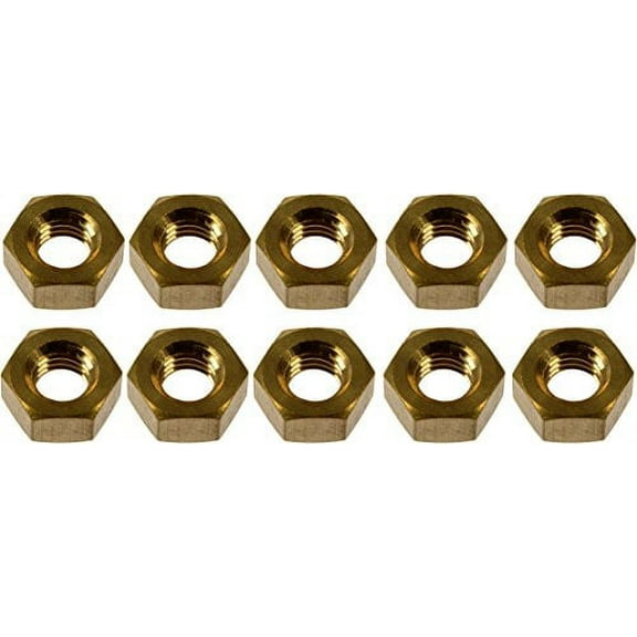 Dorman 03424 Brass Exhaust Nut, 10 Pack
