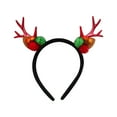 thumbnail image 2 of Diademas para mujer, diadema cuadrada con diseño de ciervos navideños, flores de nieve, accesorios para niñas, diadema para el cabello, accesorios de fotografía, diadema divertida., 2 of 5