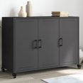thumbnail image 1 of vidaXL Sideboard Black 100.5x39x72 cm Steel, 1 of 5