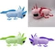 thumbnail image 5 of Muñeco de peluche Axolotl de 11,8 "Minecraft Salamander, muñeco de peluche azul y rosa, almohada de animales de peluche, rosa, 5 of 5