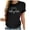 Black, variant on IROINNID Fashion Women Casual Comfy Heart Printing Pullover Round-Neck Short Sleeve T-Shirt Tops Blouse Spring Saving