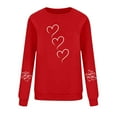 thumbnail image 7 of Craaazy Valentines Shirts for Women Long Sleeve Love Heart Casual Loose Tops Gifts, 7 of 7