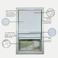 thumbnail image 4 of Versailles - Cordless Roman Shade, Octavia Collection, Darkening Fabric, 27" x 63", White, 4 of 9