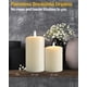thumbnail image 5 of Juego de 3 Velas de Pilar LED Sin Llama Gmnee de 3"x4" con Control Remoto, 5 of 9