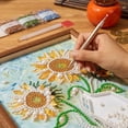 thumbnail image 5 of 5D Diamond Painting Kit for Adults Blue Rose, DIY Crystal Art with Special Shape Pearls, Home Wall Decor Gift for Beginners, Framed Wood Canvas 12x16 Inch, 5 of 6