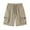 Khaki^, variant on Jjayotai George Shorts Men Above the Knee, Men's Solid Color Workwear Shorts, Casual Short Pants with Multi Pockets, Cargo Shorts