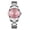 Pink, variant on Womens Rhinestone Quartz Watch Ladies Dress Waterproof Stainless Steel Wrist Watches