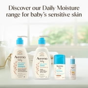 (2 pack) Aveeno Baby Daily Moisture Body Wash & Shampoo, 12 Fl oz