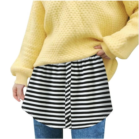 

QYZEU Sparkly Skirt Massage Table Skirt Plus Extender Skirt Printing Size Sheer Slip Layered Half Women S Tiered Stripe Skirt