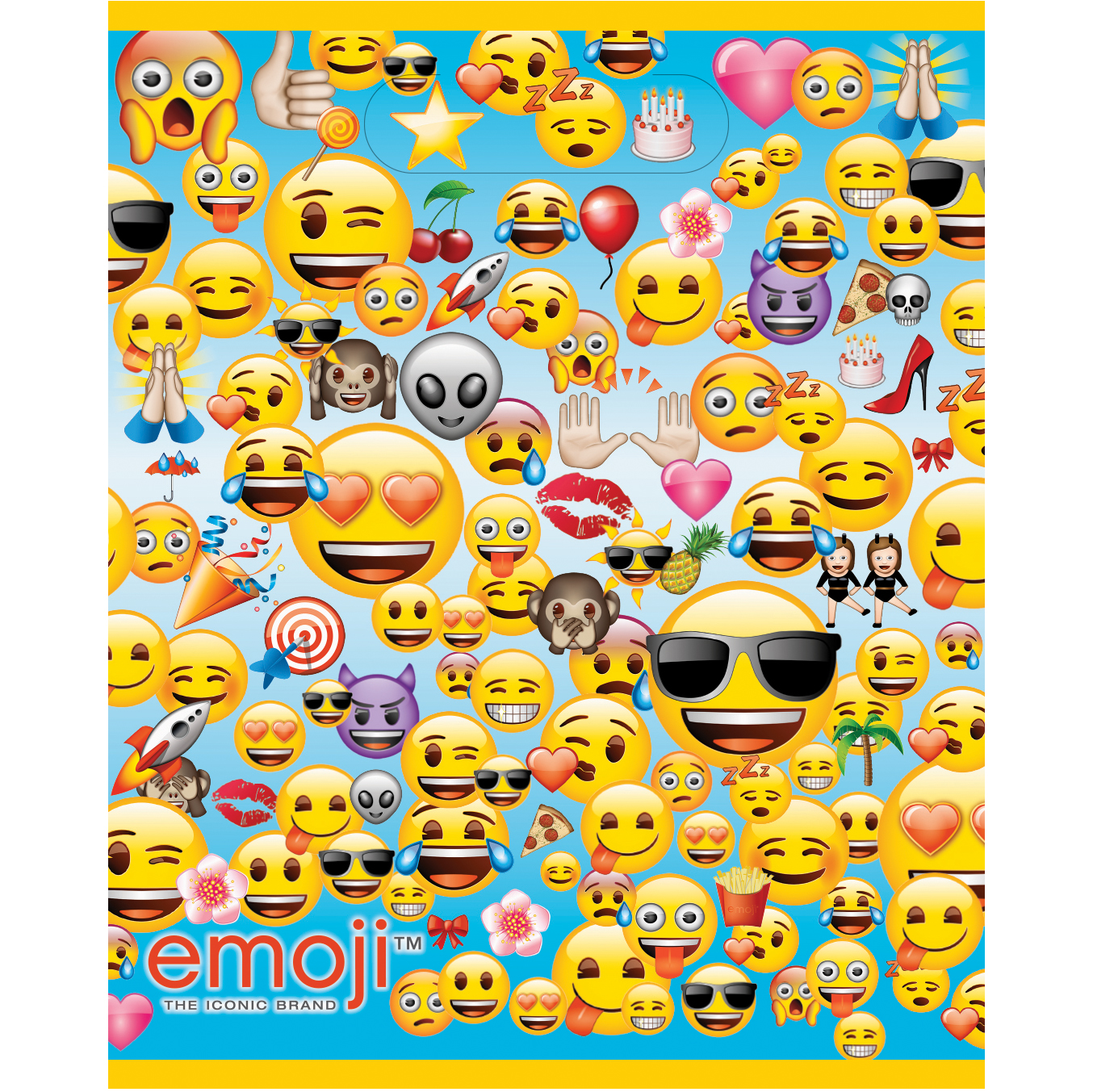 Unique Industries Emoji Birthday Party Bags, 8 Count - image 2 of 3