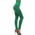 thumbnail image 4 of Women High Waist Compression Leggings Strechy Tommy Contorl Sports Running Pants, Green, 4 of 5