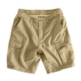 thumbnail image 2 of Nestiefly Cargo Shorts for Men Big and Tall Quick Dry Hiking Shorts Fishing Camping Hunting SweatShorts Stretchy Short Pockets Khaki XL, 2 of 3