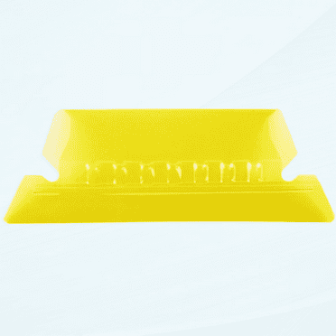 Hanging File Folder Tabs, 1/5 Tab, Two Inch, Yellow Tab/White Insert, 25/Pack