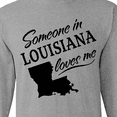thumbnail image 4 of Inktastic Someone in Louisiana Loves Me Long Sleeve T-Shirt, 4 of 5