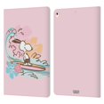 thumbnail image 1 of Head Case Designs Officially Licensed Peanuts Beach Bum Snoopy Surf Leather Book Wallet Case Cover Compatible with Apple iPad Air (2019), 1 of 6